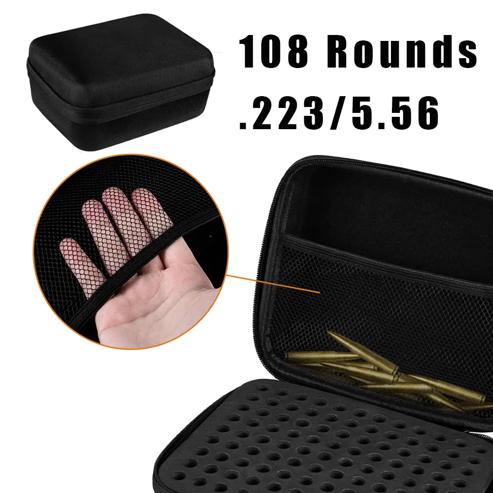 Bolsa táctica para cartuchos con tapa abatible caza y tiro - imagen 4