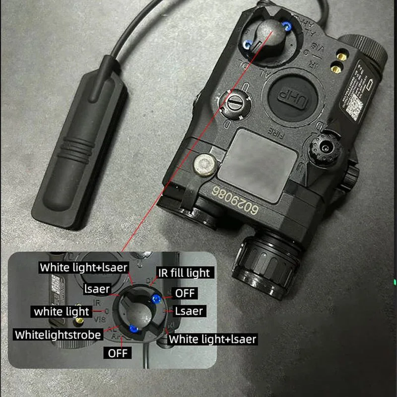 Detalle del mando de doble control