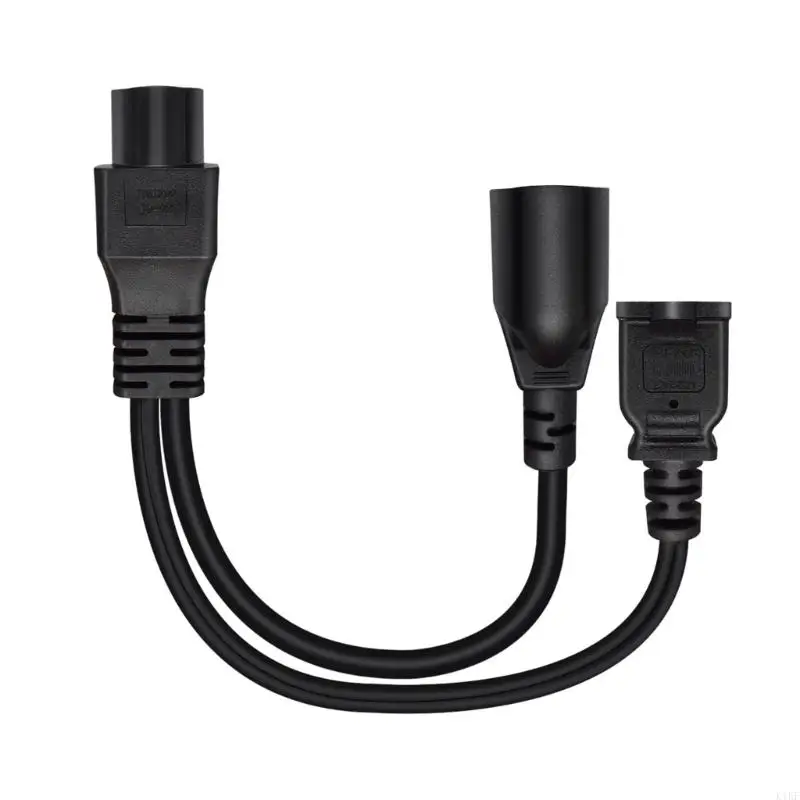 Adaptador de alimentación Y IEC320 a NEMA 1-15R para dispositivos - imagen 3