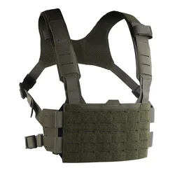 Chaleco Táctico HX MOLLE frontal para Airsoft, caza y outdoor