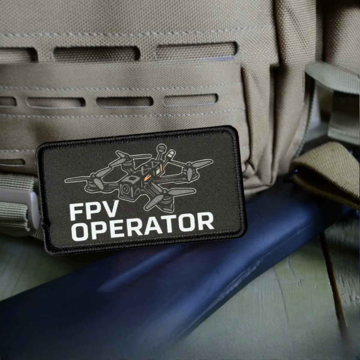 Parche táctico moral FPV con velcro para ropa y mochila militar - imagen 4