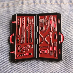 Broche metálico táctico de herramientas universal para solapa