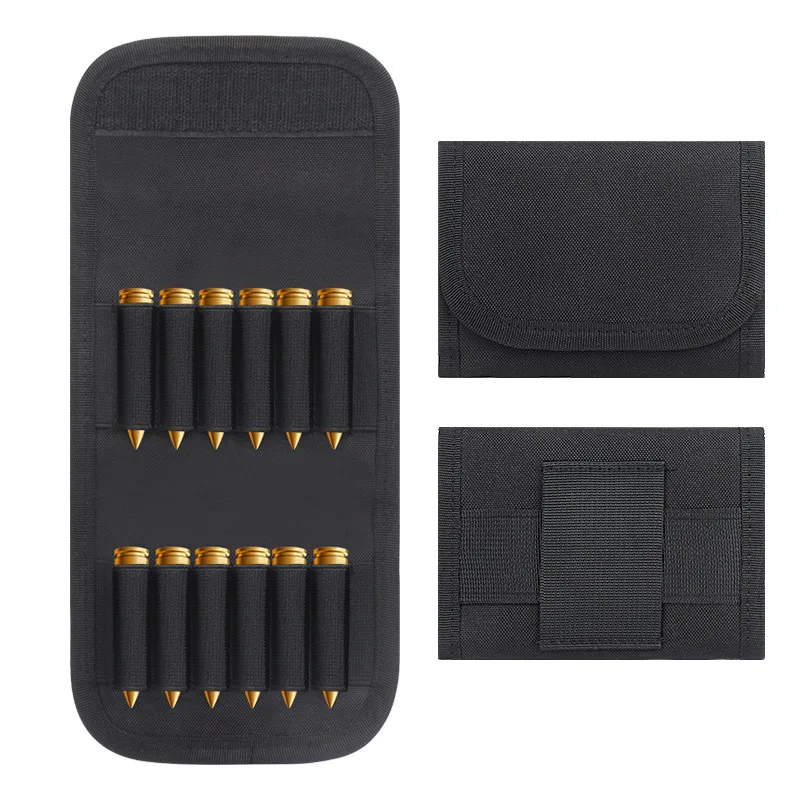 Porta cartuchos MOLLE elástico para rifle, bolsa táctica