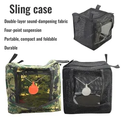 Caja de tiro plegable portátil para tirachinas, entrenamiento