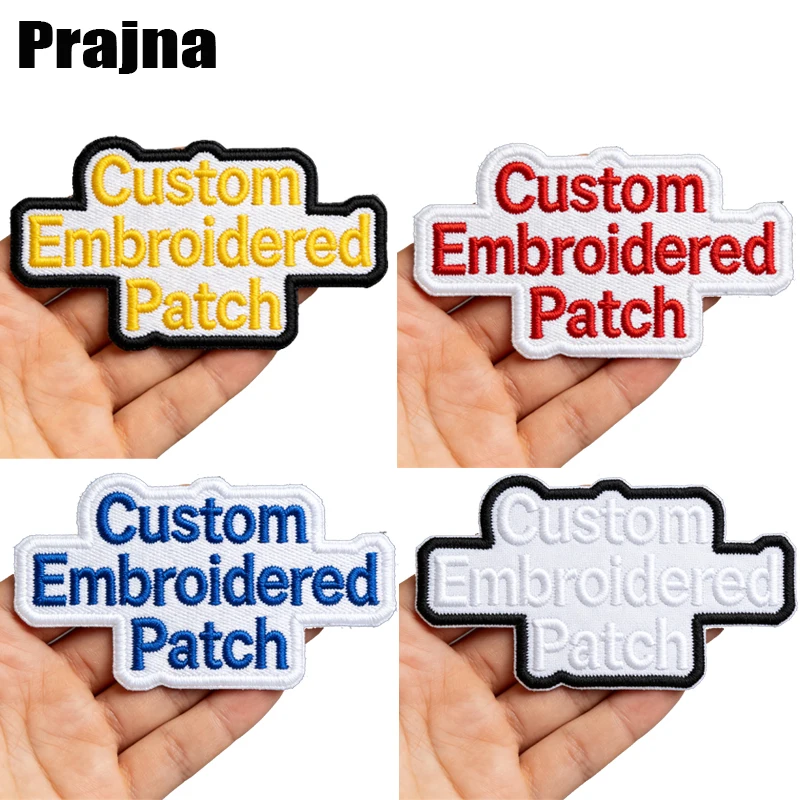 Parche termoadhesivo bordado personalizado logo o nombre con velcro - imagen 5