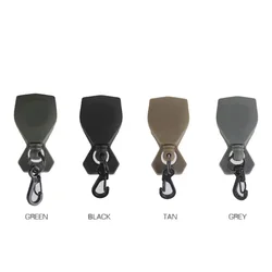 Cuerda seguridad casco táctico NVG antipérdida con soporte fija