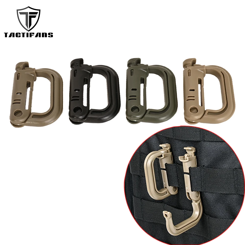 Tactifans Clip MOLLE – Conector tipo Grimloc para chaleco táctico - imagen 3