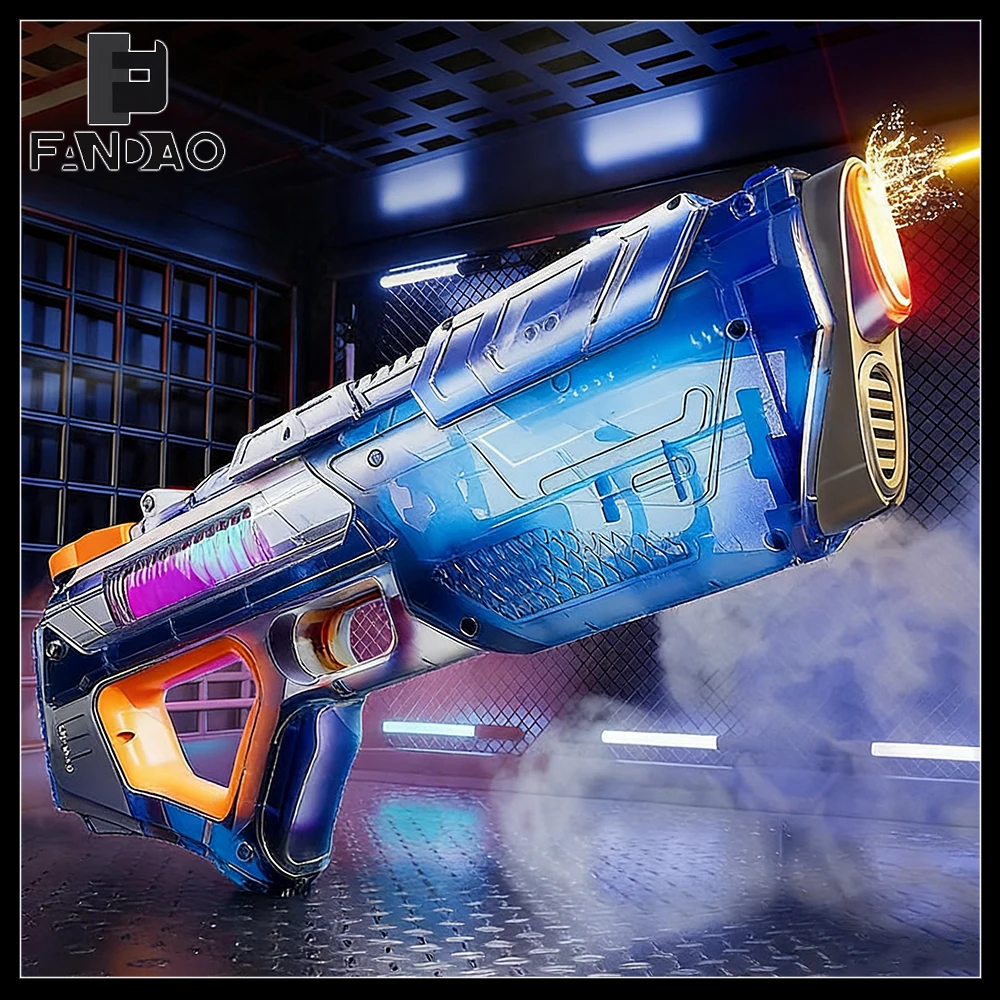 Pistola de agua automática recarga rápida para juegos de piscina - imagen 3