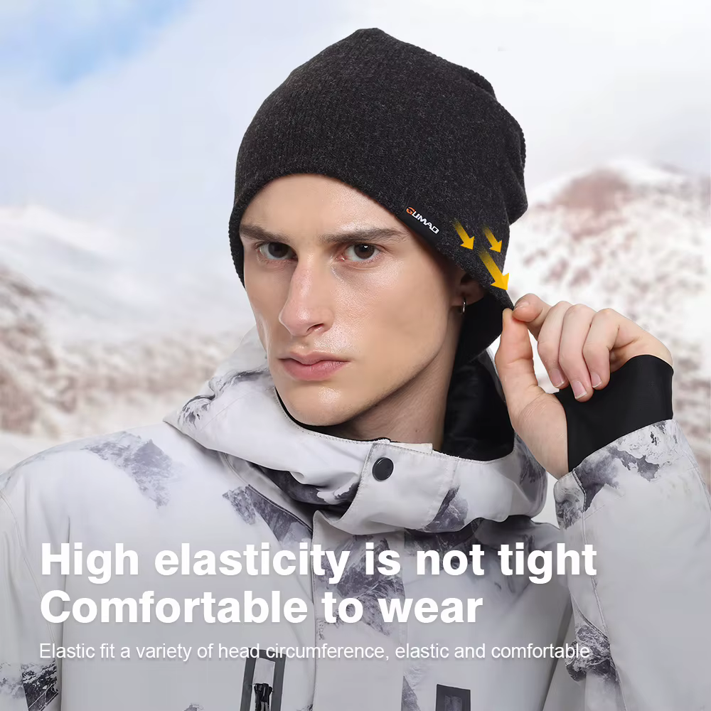 Gorro térmico táctico de punto – Protección viento frío outdoor - imagen 5