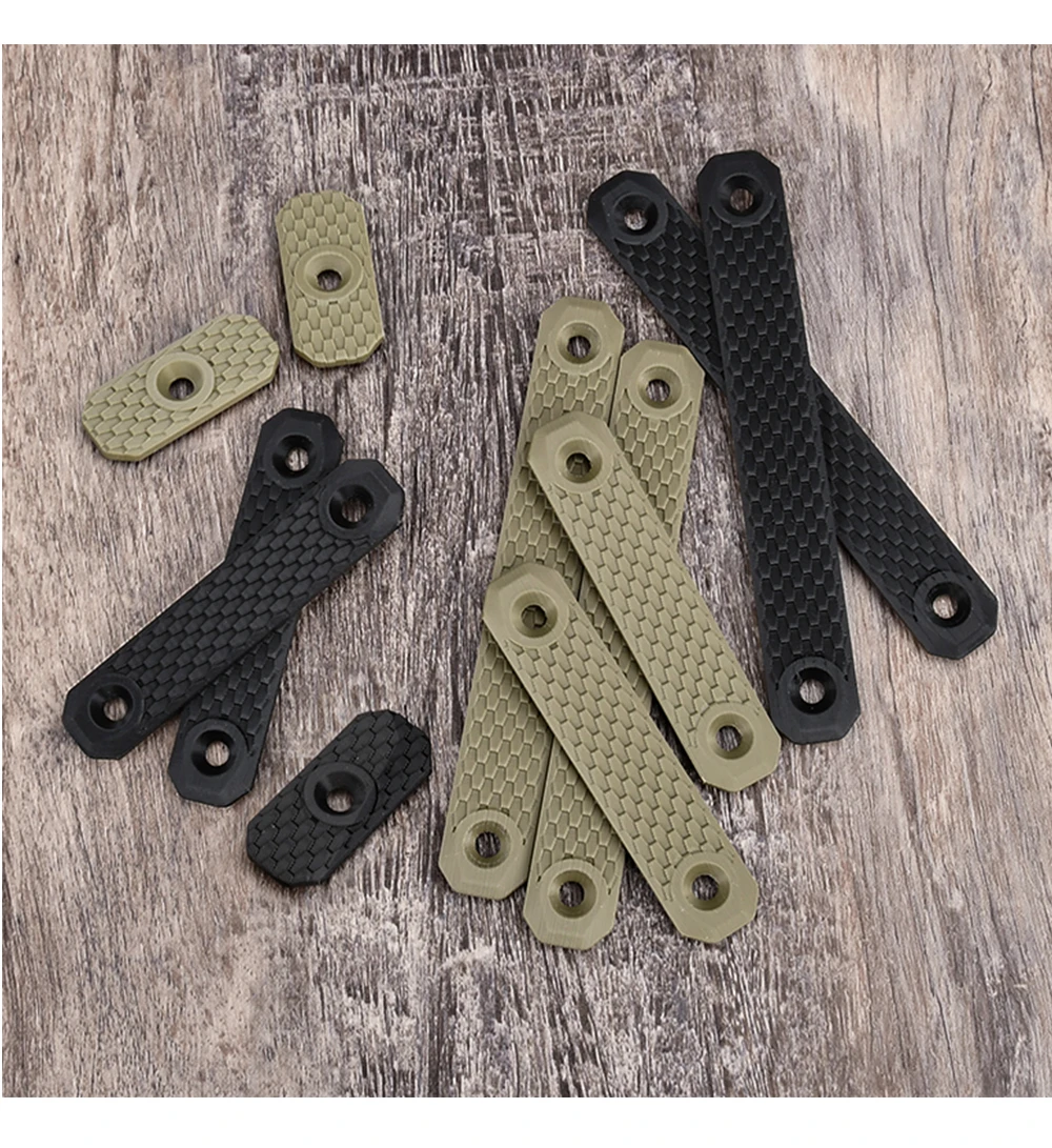 Cubierta táctica de nylon para rieles compatible con MLOK