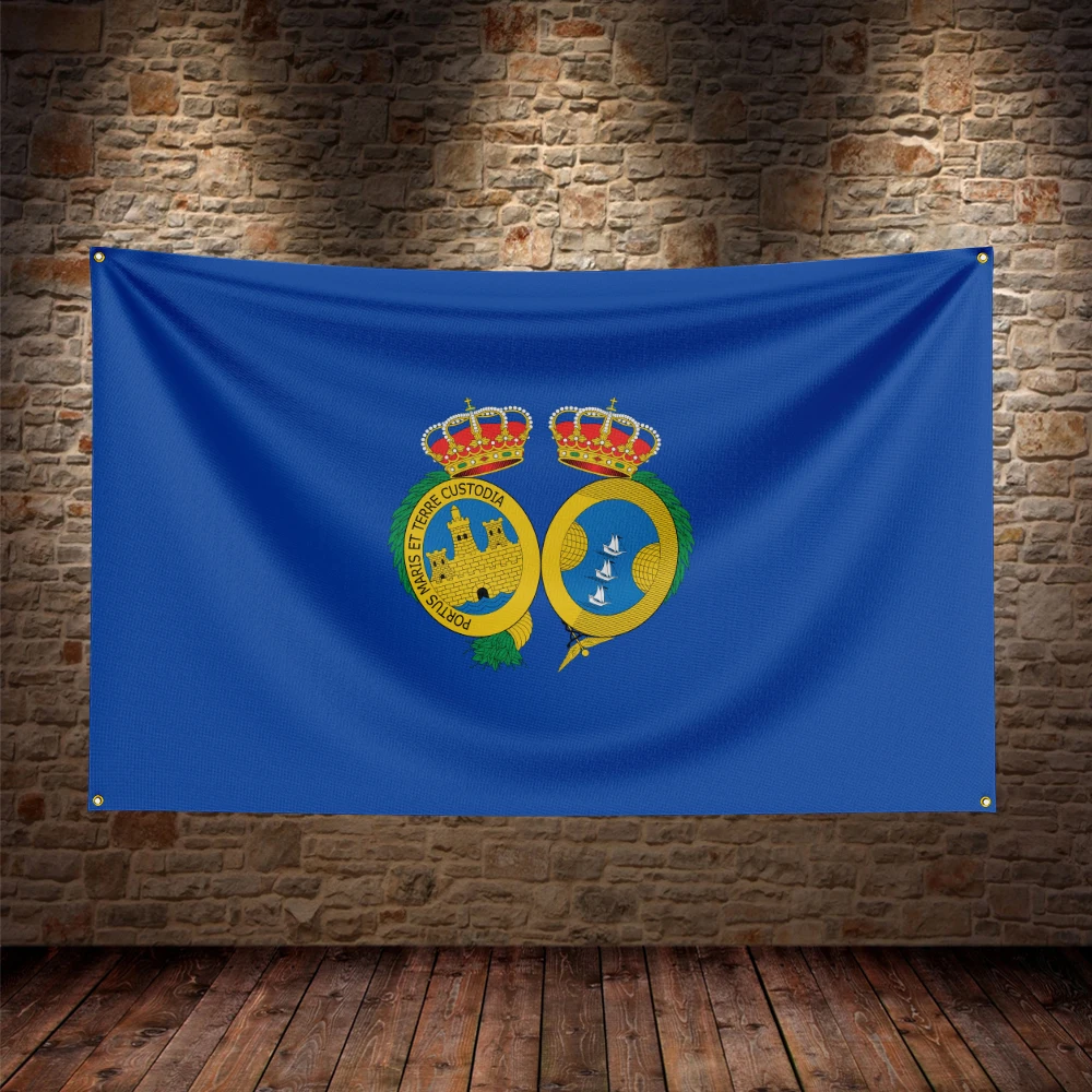 Bandera de España Huelva para decoración y exhibición en pared - imagen 5