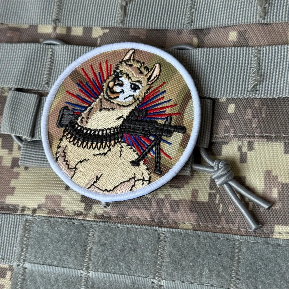 Parche táctico Morale alpaca con velcro gancho y bucle para ropa - imagen 2