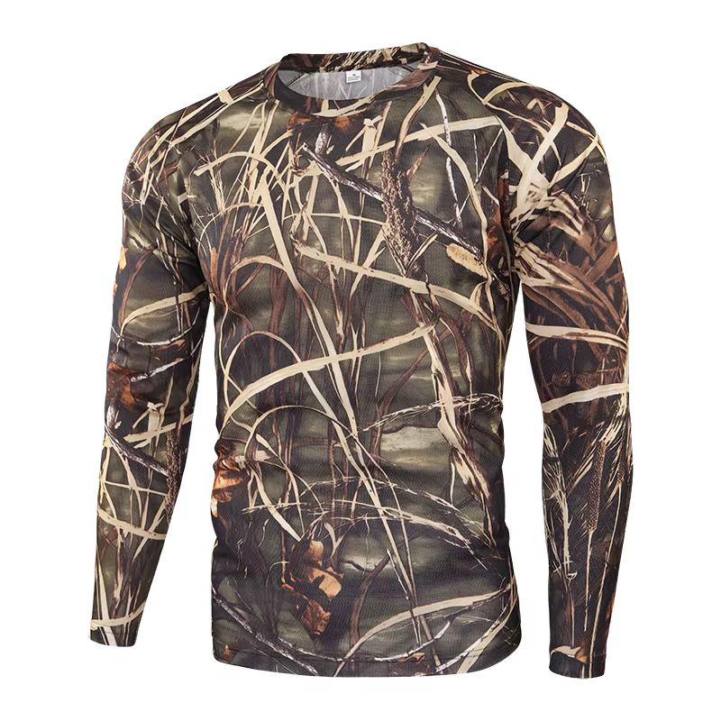 Camiseta táctica térmica primera capa camouflage digital – Secado rápido - imagen 3