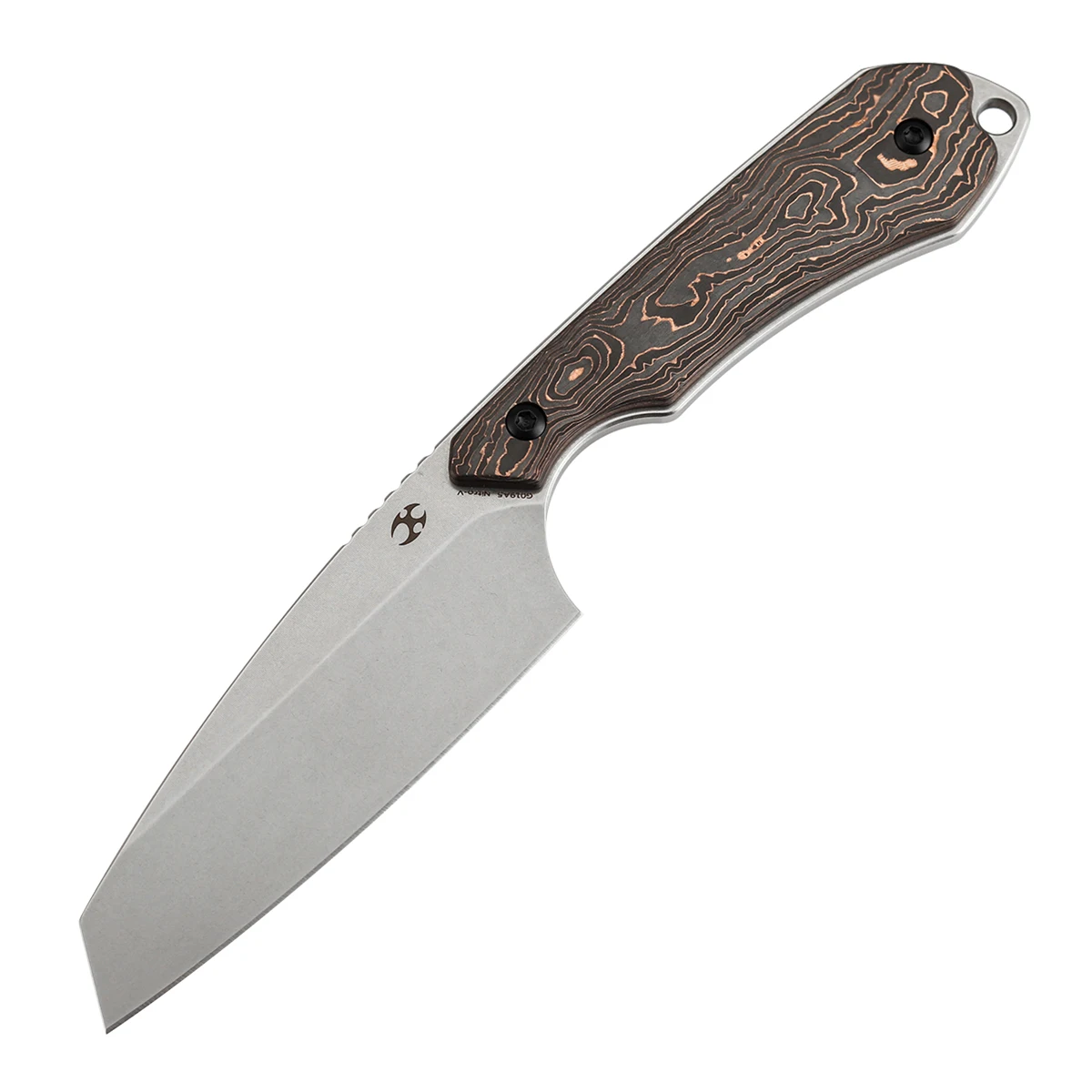 Kansept G019 Valk cuchillo hoja fija Nitro V mango G10 fibra carbono - imagen 5