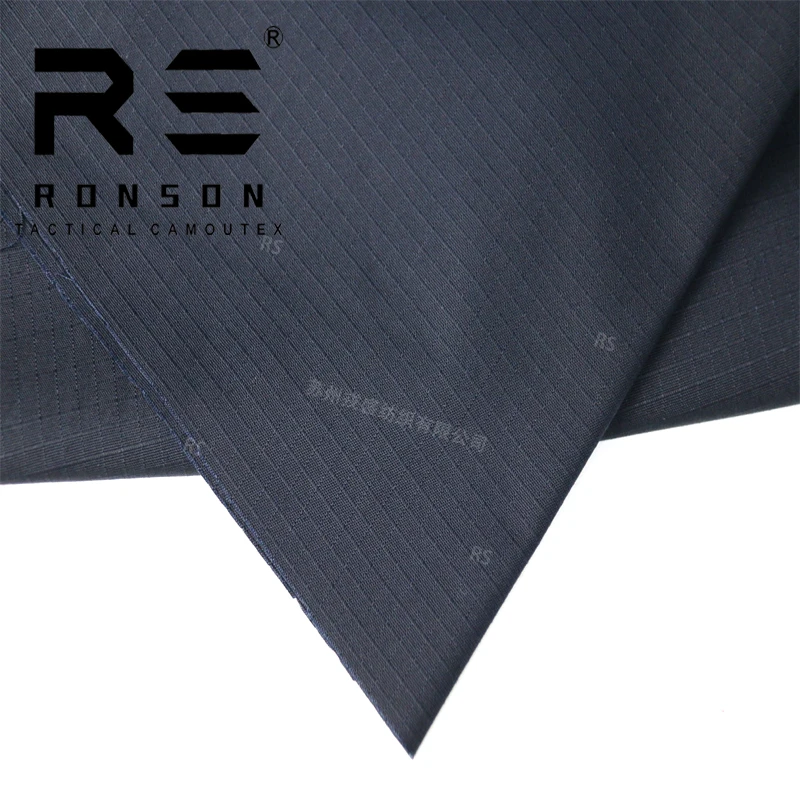 Tela impermeable elástica algodón para uniforme camuflaje azul marino - imagen 5