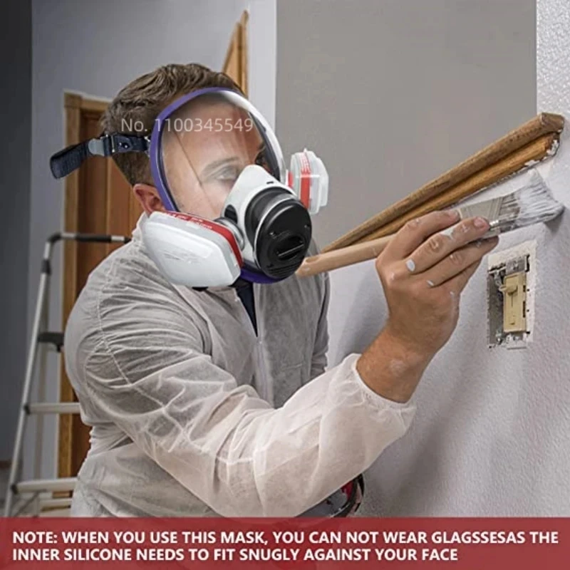 Máscara de gas táctica filtro carbón activado 40mm – Respirador antihumos - imagen 4