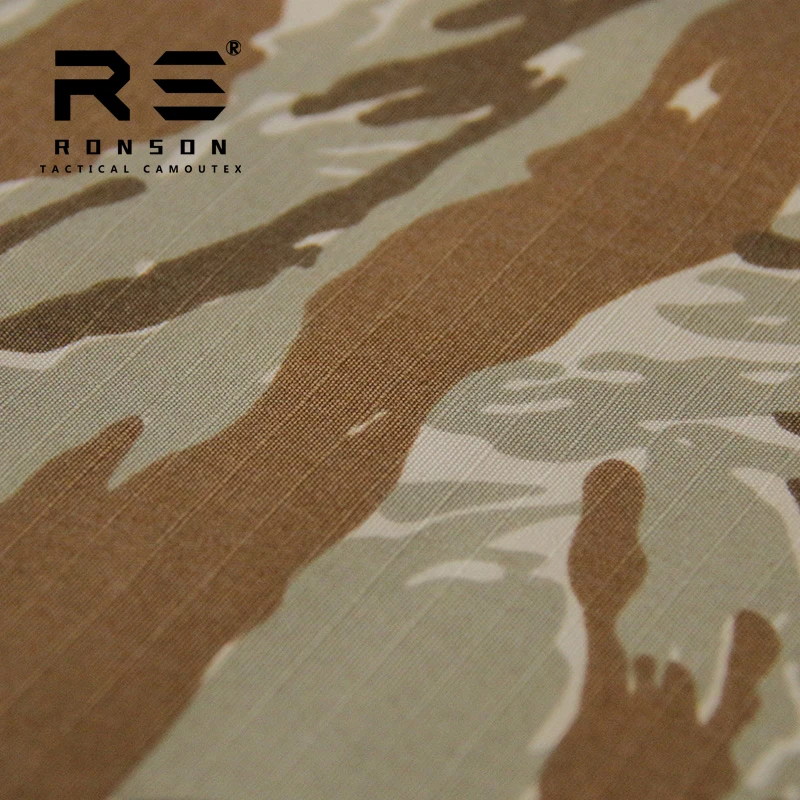 Tela táctica Ripstop camuflaje tigre desierto azul para uniforme - imagen 4