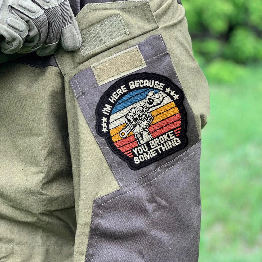 Insignia táctica para fijar con velcro