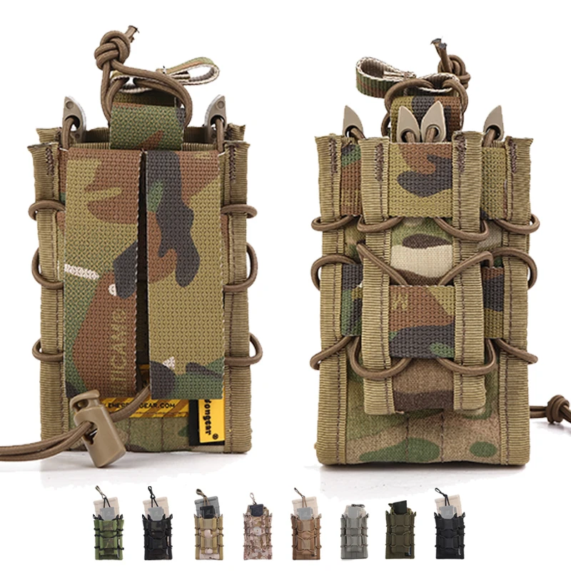 Emersongear Bolsa portacargadores MOLLE doble para rifle AR