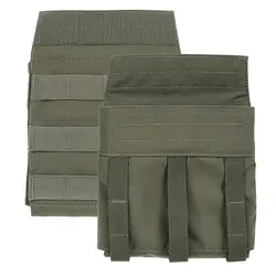 Bolsas laterales MOLLE con cinturón ajustable para placas Airsoft