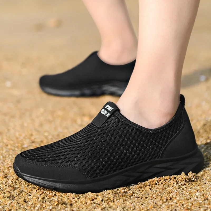 Zapatillas hombre transpirables malla estilo loafer casual verano - imagen 3