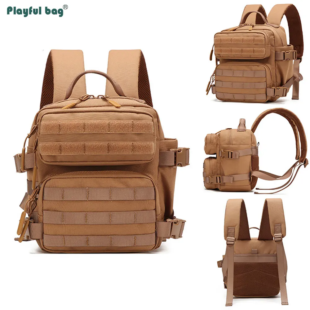 Mochila táctica 9L MOLLE – Bolsa multifunción outdoor compacta - imagen 2