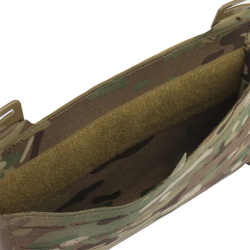 Riñonera táctica abdominal MOLLE con solapa canguro y porta cargadores - imagen 5