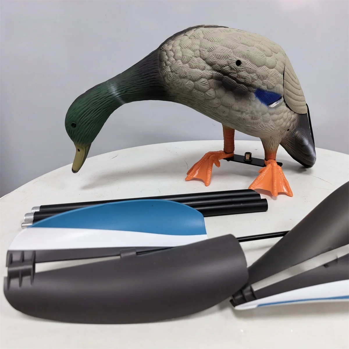 Señuelo de pato realista para caza accionado por viento - imagen 3