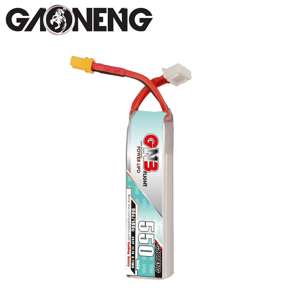 Batería LiPo GNB 3S 11,1V 550mAh 90C para FPV - imagen 3