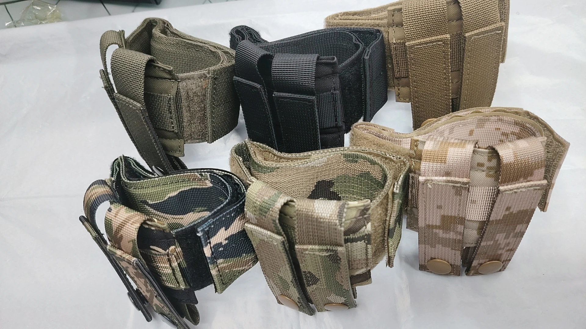 MEW cinturón táctico con sujeción MOLLE negra para accesorios - imagen 4
