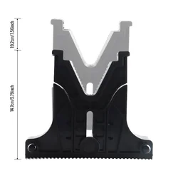 Soporte de rifle para pared con mira telescópica y culata