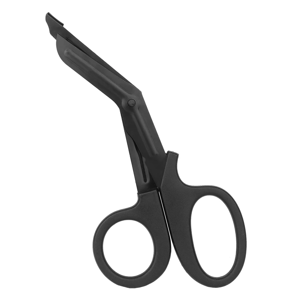 Tijeras paramédicas tácticas 7.5" – Filo serrado primeros auxilios - imagen 3