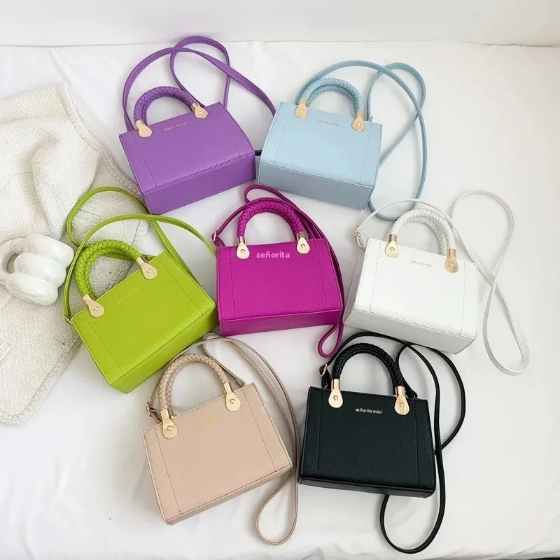 Bolso bandolera mujer ligero tejido – Versátil uso diario - imagen 5