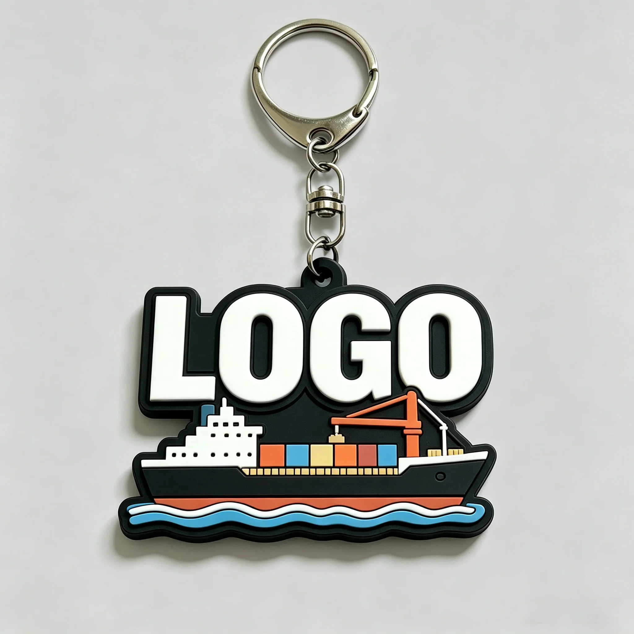 Llavero personalizado de PVC con logotipo – Letra 2D/3D - imagen 4