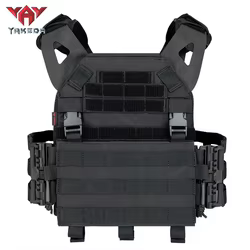 Chaleco táctico YAKEDA JPC MOLLE con portaplacas asalto