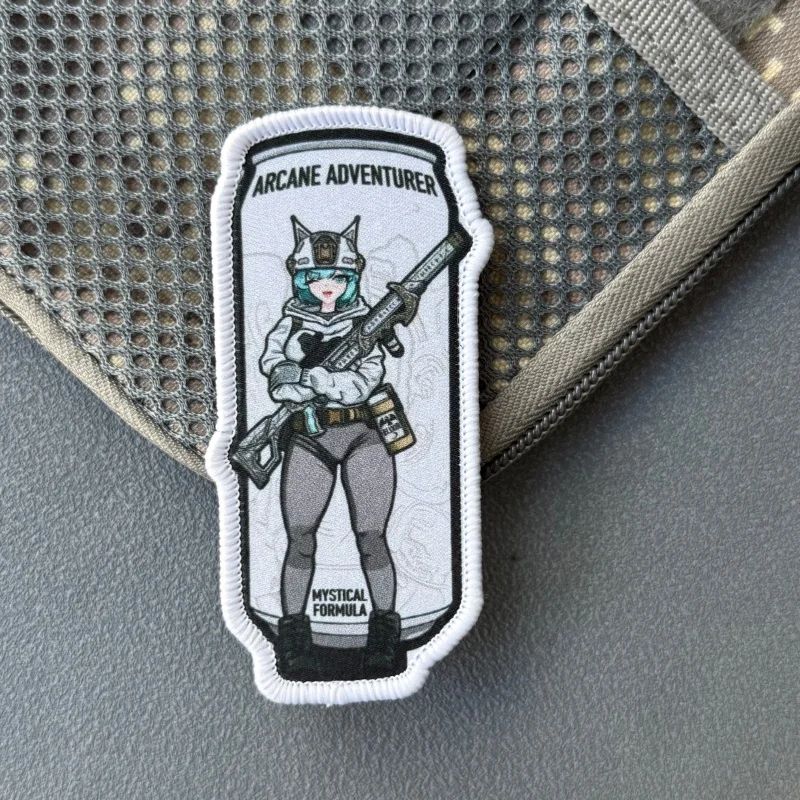 Parche táctico Arcano con velcro – insignia moral para mochila - imagen 2