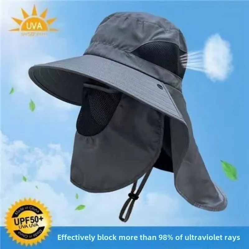 Sombrero UV con visera extraíble para caza y pesca - imagen 4