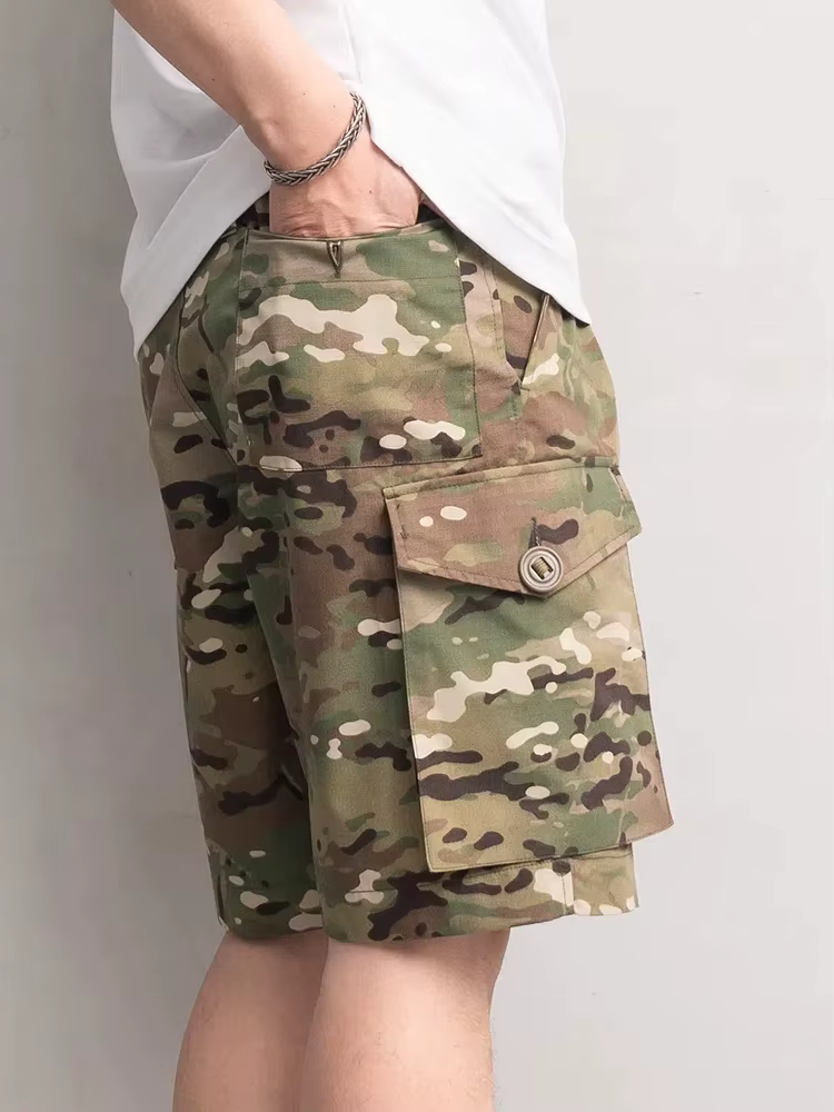 Pantalones cortos tácticos MC – Multibolsa BDU militar - imagen 4
