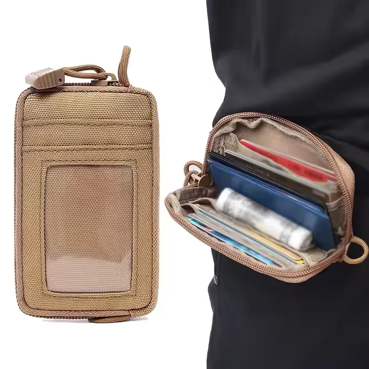 Bolsa táctica Molle ligera con cremallera para monedero - imagen 5