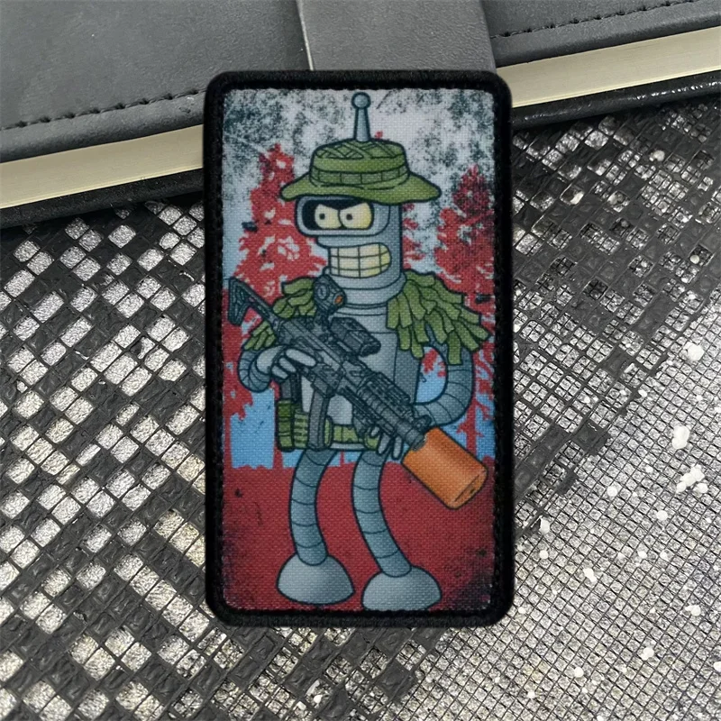 Sturmovik y Lunapark: parche táctico estampado para ropa y mochila - imagen 3