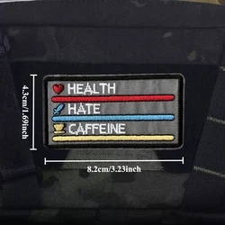 Parche táctico bordado militar con gancho velcro