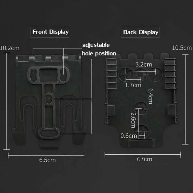 Adaptador QLS sistema de bloqueo rápido con placa receptora