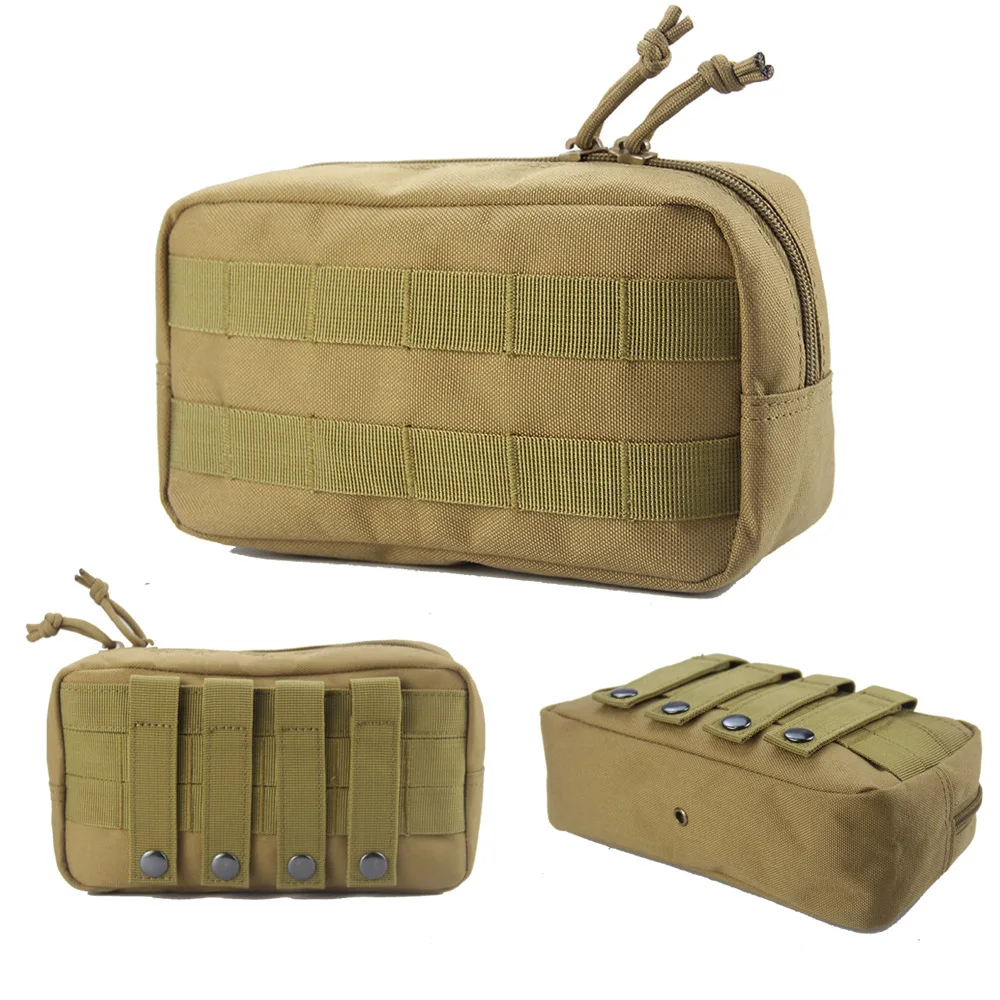 Bolsa MOLLE EDC riñonera táctica compacta para camping y senderismo