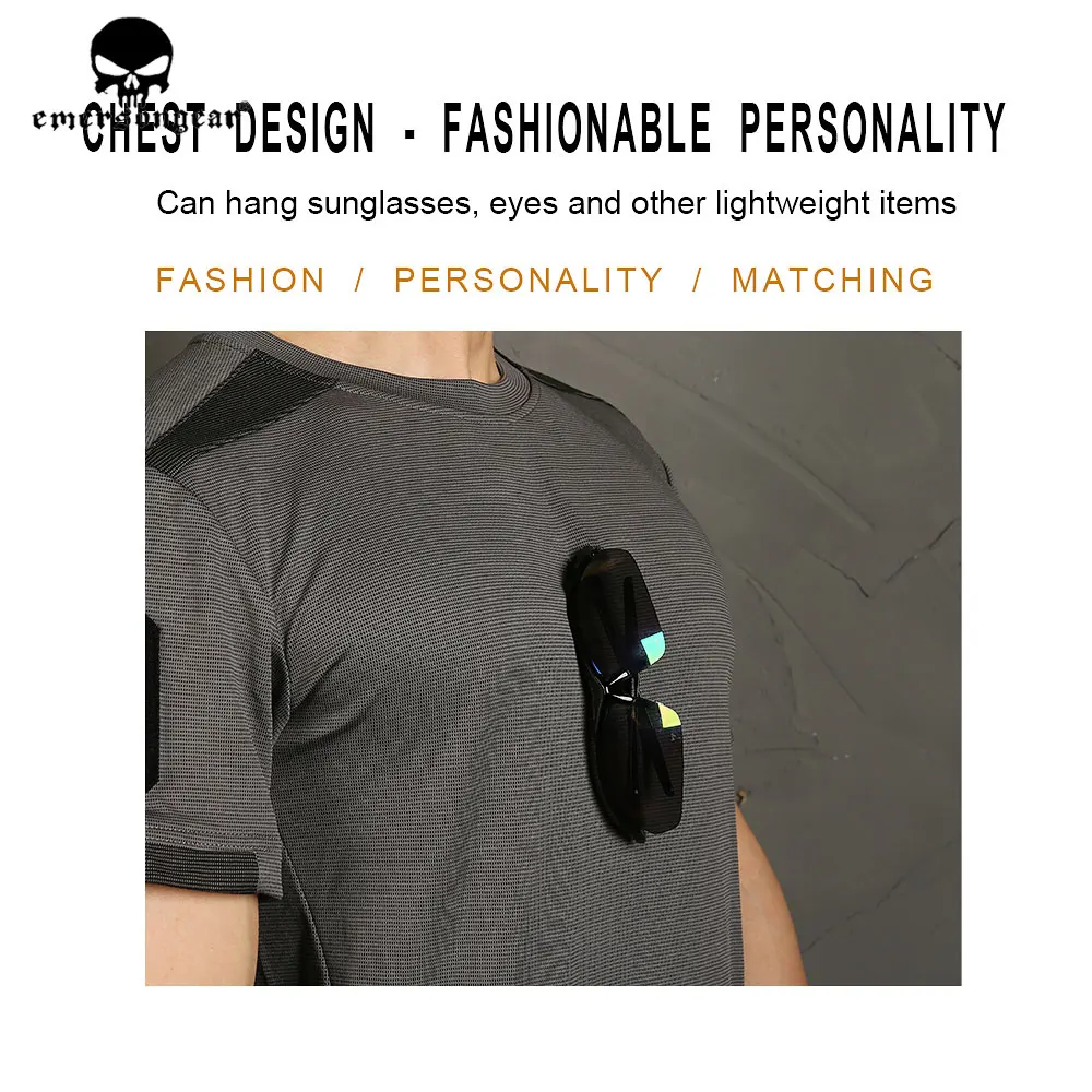 Emersongear Camiseta Táctica de Secado Rápido Camuflaje Outdoor - imagen 2