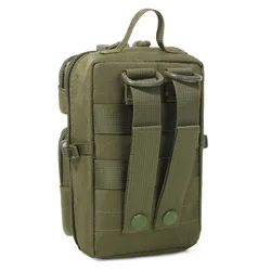 Bolsa táctica EDC cruzada con compartimento para móvil y cartera