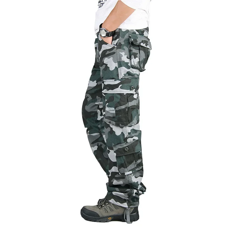 Pantalón cargo táctico de camuflaje para hombre – Estilo urbano