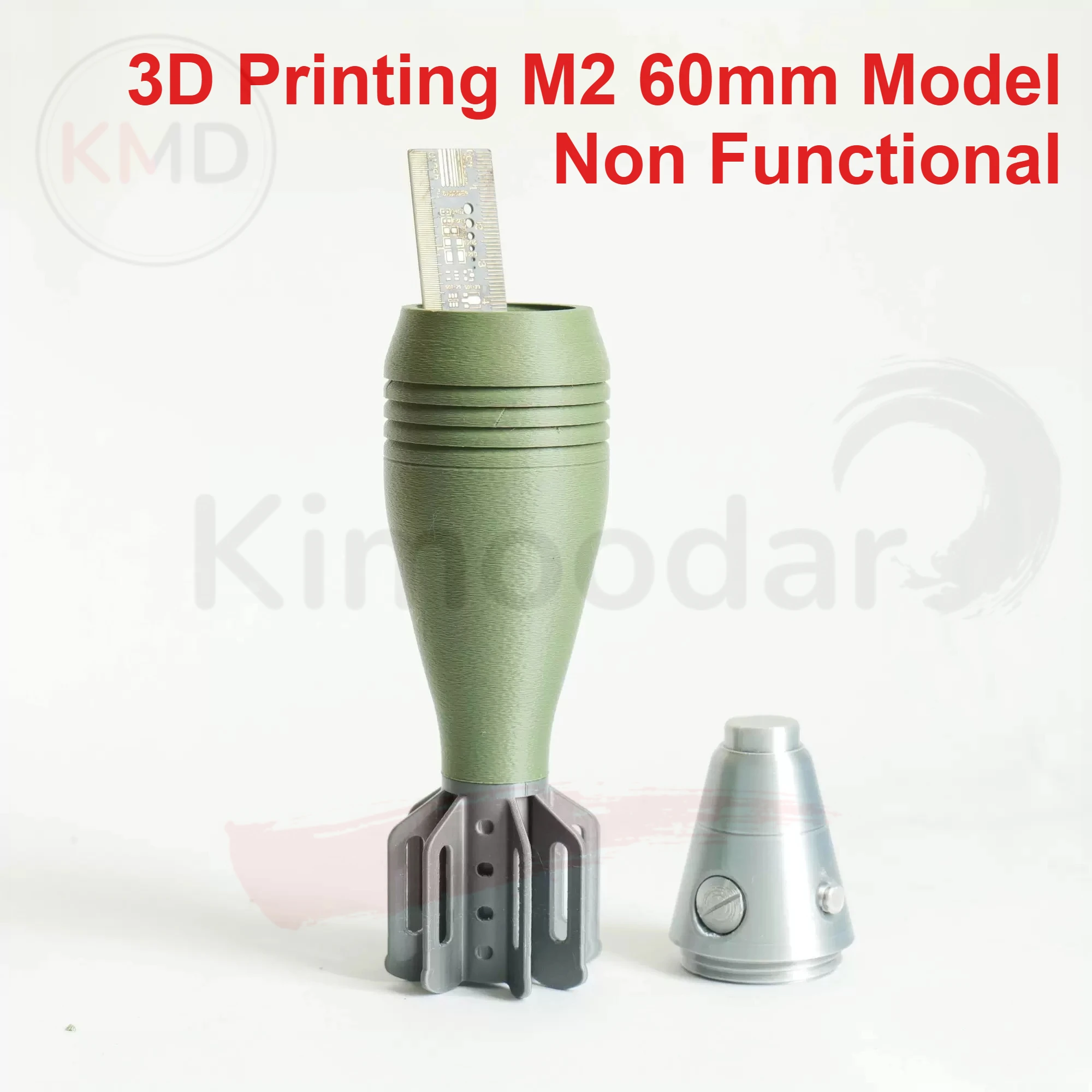 Maqueta M2 60 mm decorativa – Adorno militar escritorio portalápices - imagen 3