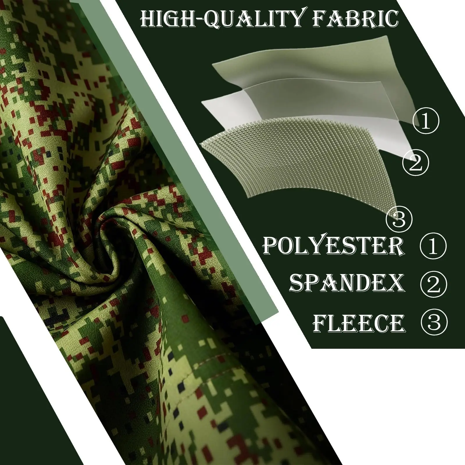Chaqueta táctica camuflaje rusa hombre impermeable forro polar - imagen 4