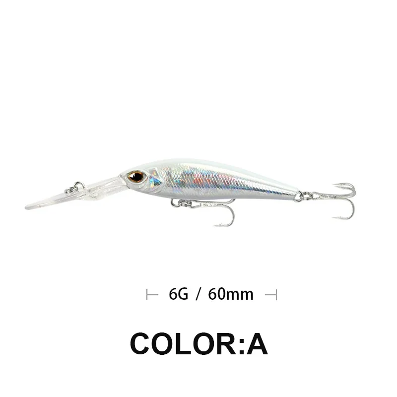 Wobbler flotante buceo profundo – Señuelo artificial trucha lubina