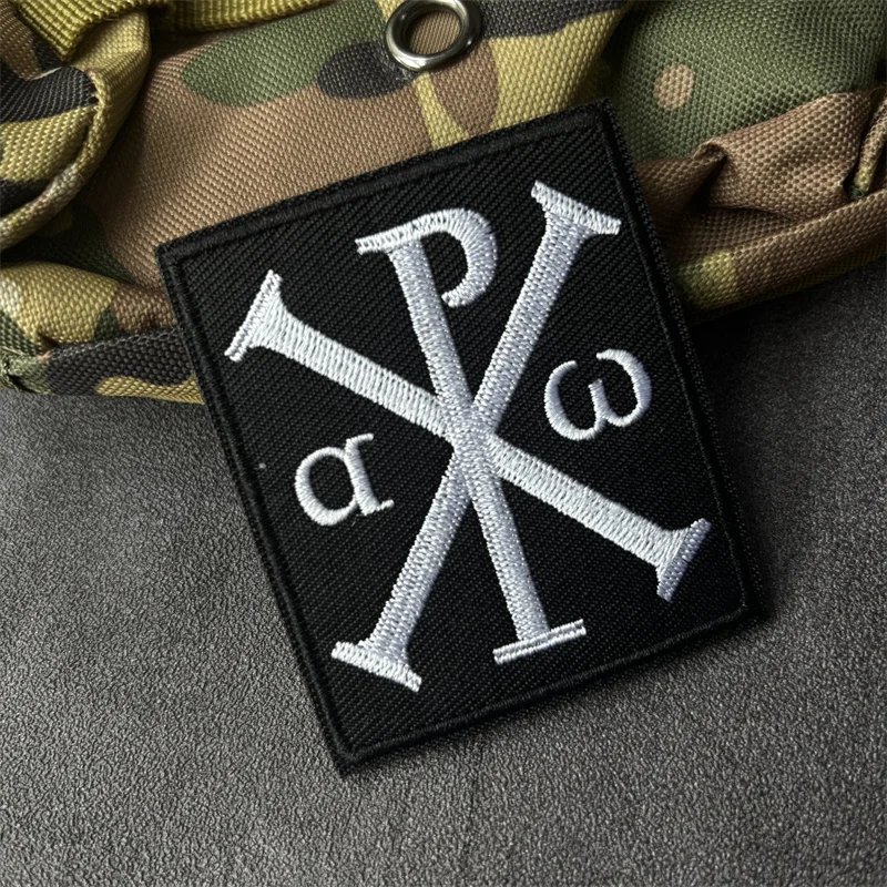 Parche táctico bordado chevron Rusia con velcro para mochila - imagen 3